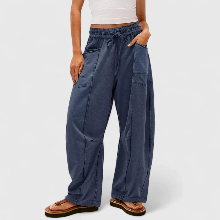 MADELINE – RELAXED UTILITY WIDE-LEG PANTS
