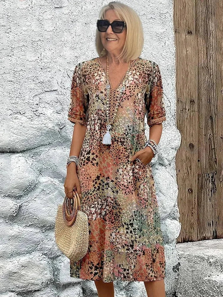 SUSAN – CAREFREE BOHO MIDI DRESS