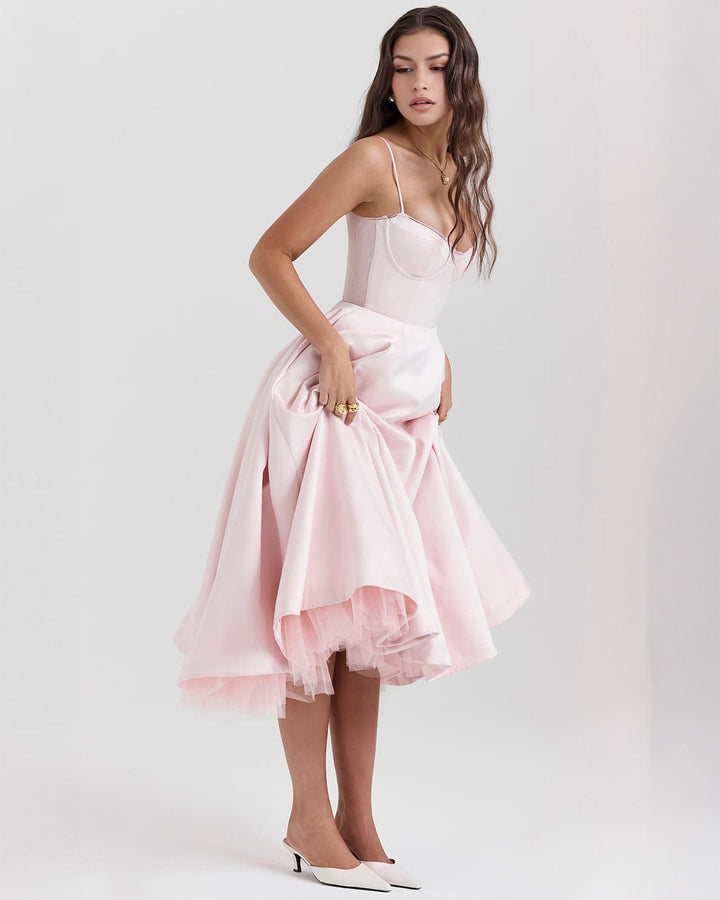Ophira™ - Classy Corset Midi Dress