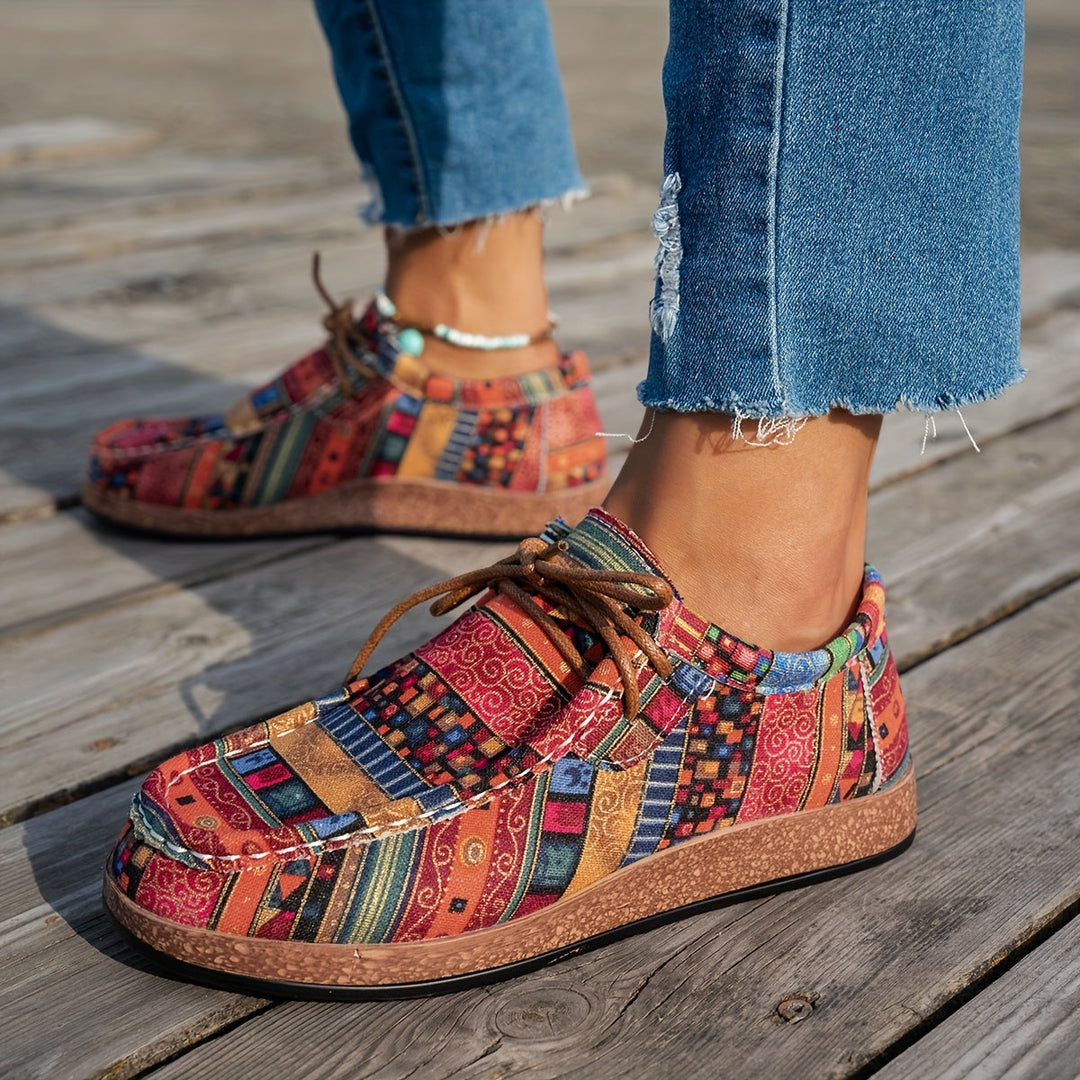 ADELINE – VIBRANT PATCHWORK COMFORT SNEAKERS