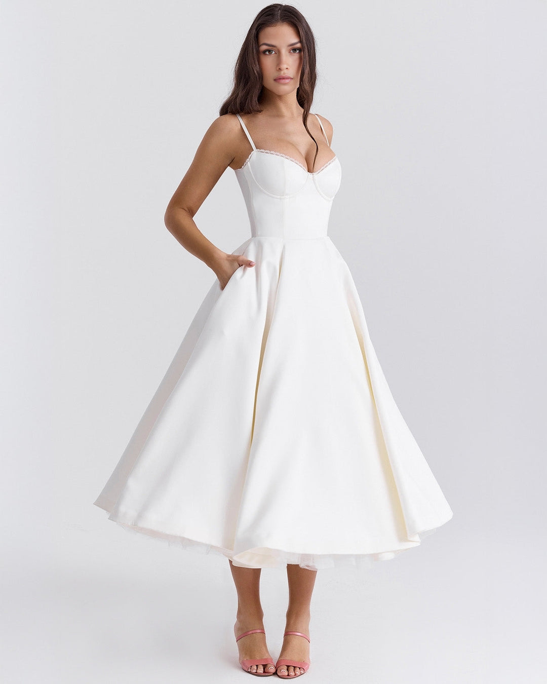 Ophira™ - Classy Corset Midi Dress