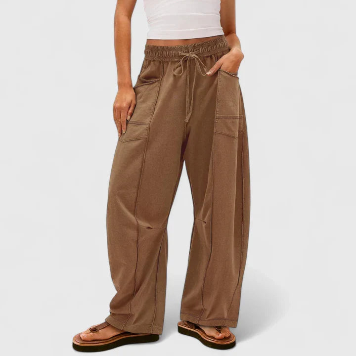 MADELINE – RELAXED UTILITY WIDE-LEG PANTS