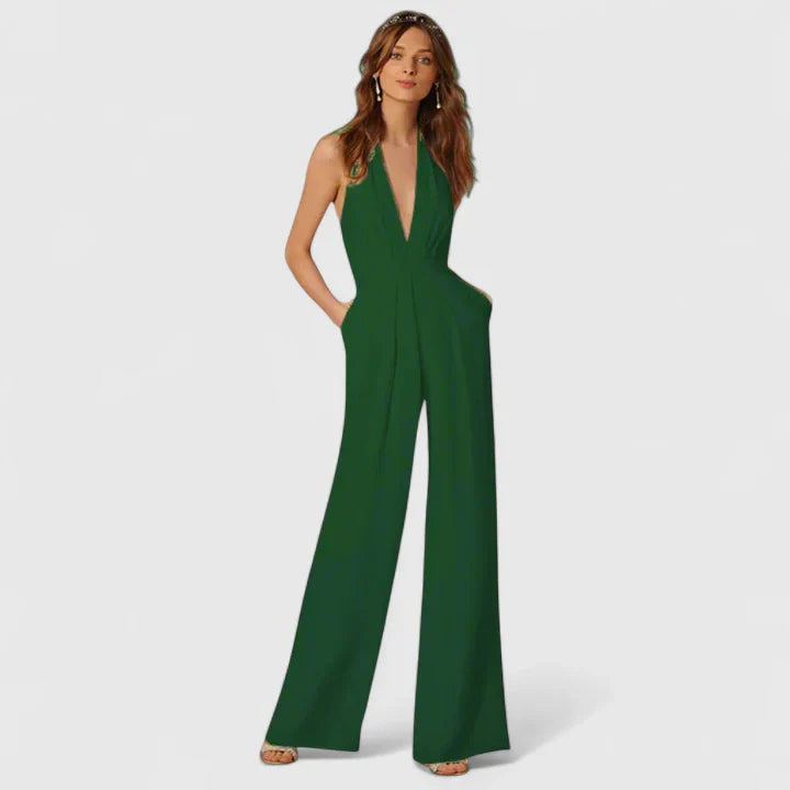AVA – ELEGANT HALTER JUMPSUIT