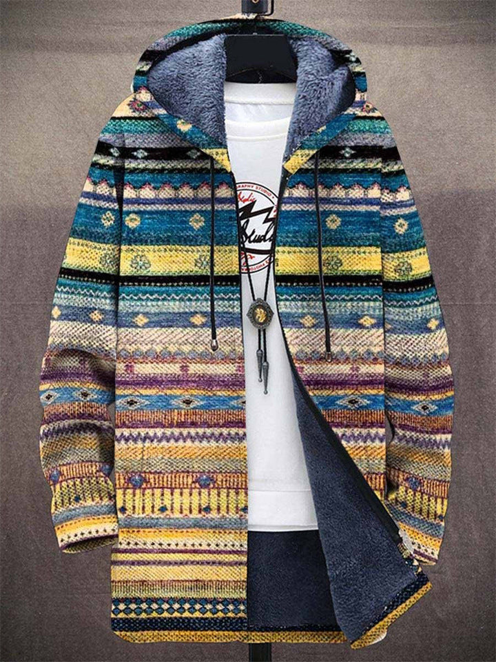 Annet -  Luxurious art-Inspired Cardigan with Zipper