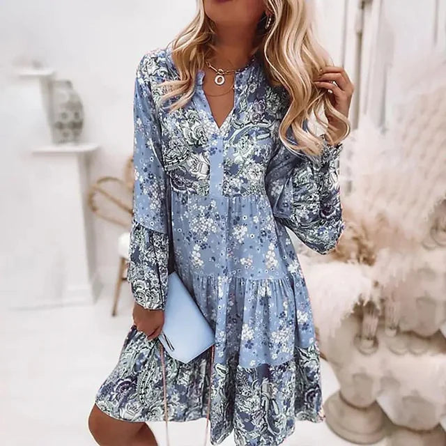 Danika | Printed Boho Dress