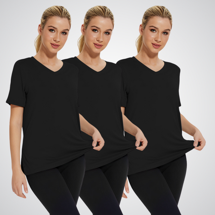 OLIVIA – EVERYDAY V-NECK TEE (3-PACK)