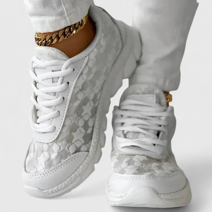 AUDREY – LACE DETAIL CHIC SNEAKERS