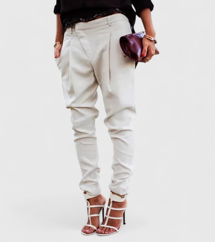 JULIA – RELAXED TAPERED PLEATED PANTS