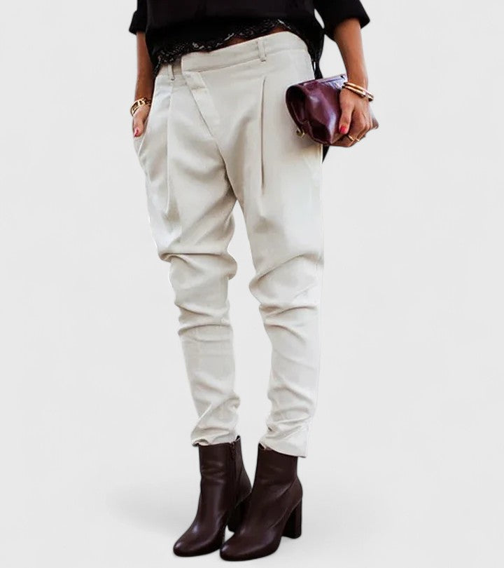 JULIA – RELAXED TAPERED PLEATED PANTS