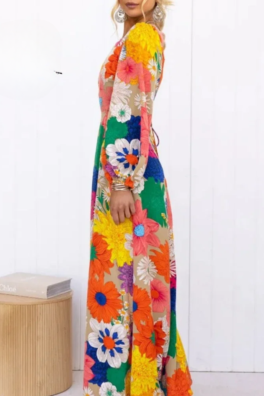 DAISY – SUNBURST BLOOM MAXI DRESS