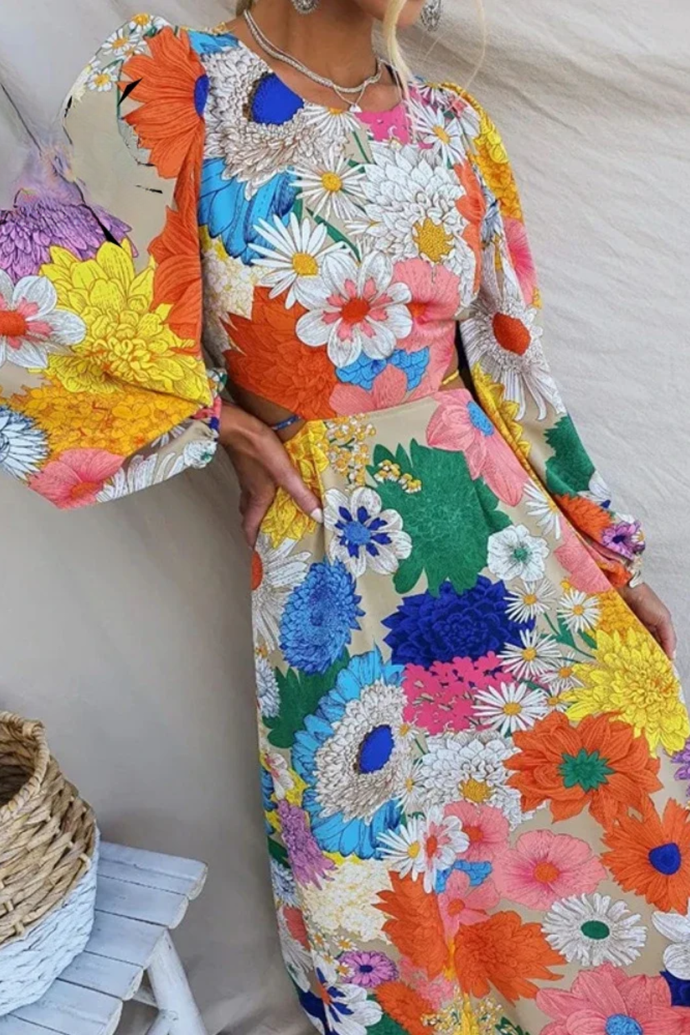 DAISY – SUNBURST BLOOM MAXI DRESS