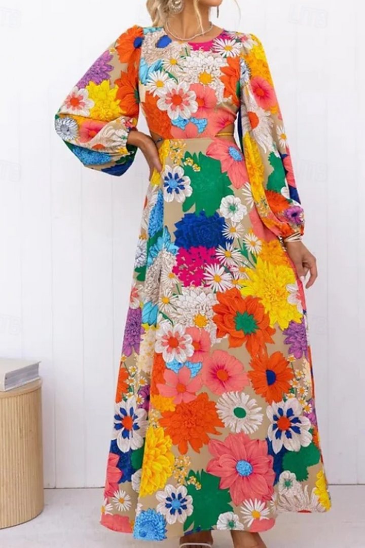 DAISY – SUNBURST BLOOM MAXI DRESS
