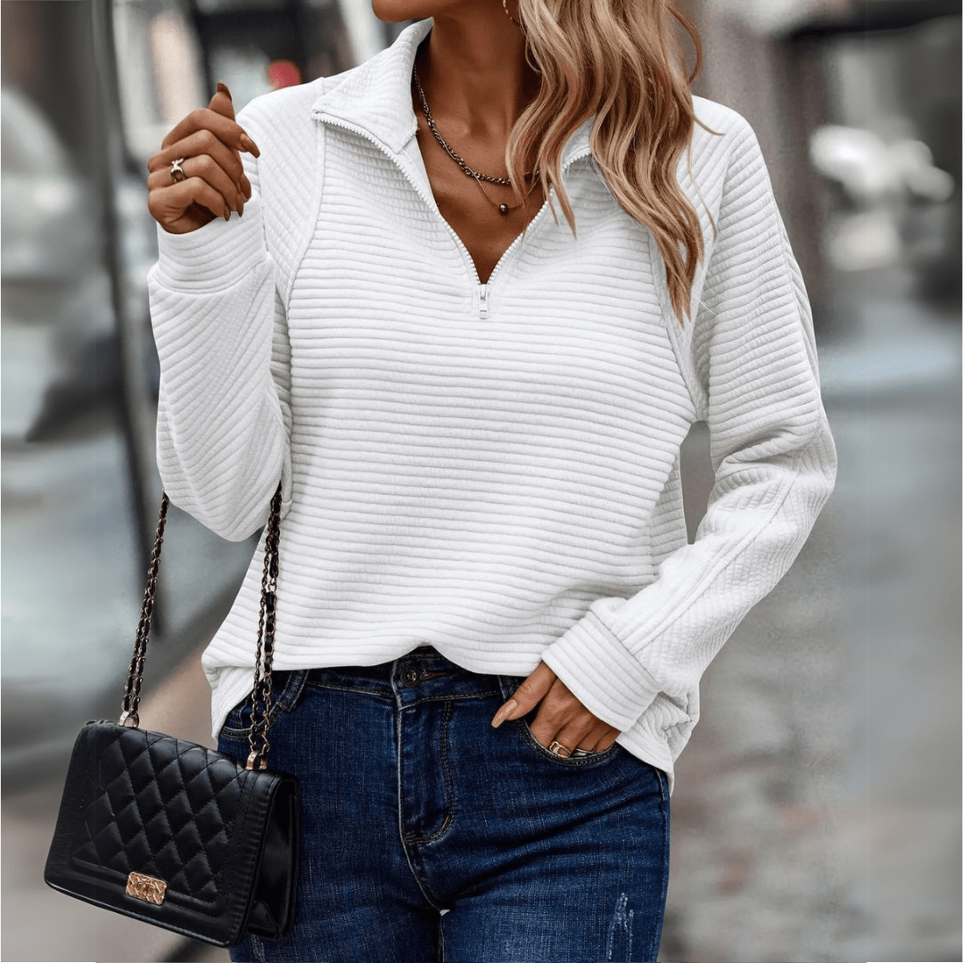 Jessica | Chic Half-Zip Pullover
