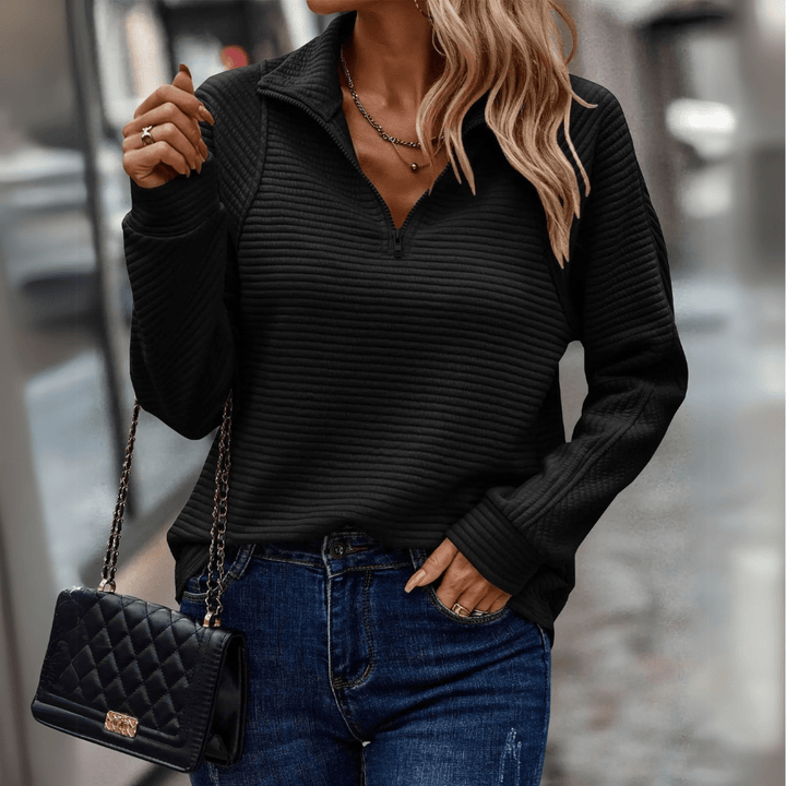Jessica | Chic Half-Zip Pullover