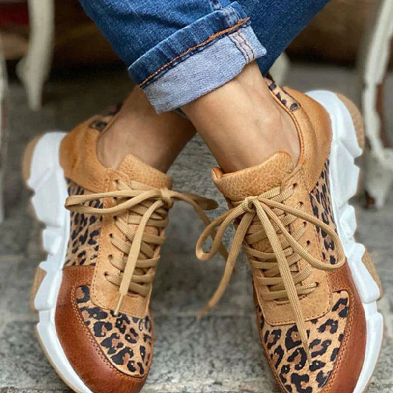 PEYTON – CHUNKY LEOPARD SNEAKERS