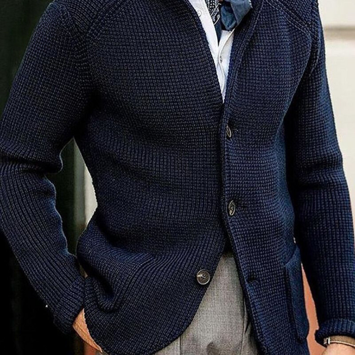 ARTHUR – CLASSIC KNIT BUTTON CARDIGAN