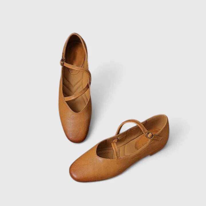 MARGARET – ELEGANT STRAP BALLET FLATS