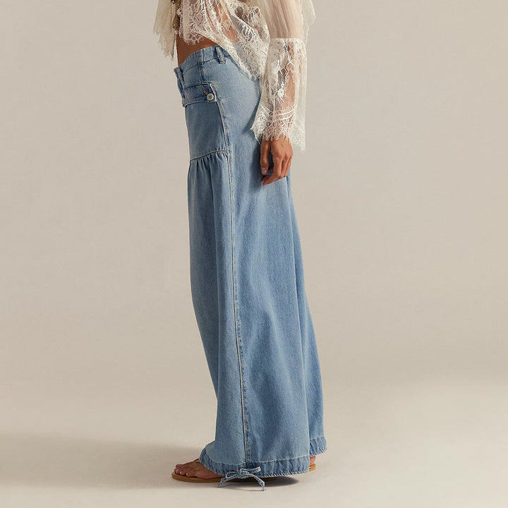 SIENNA – RELAXED DRAWSTRING WIDE-LEG PANTS