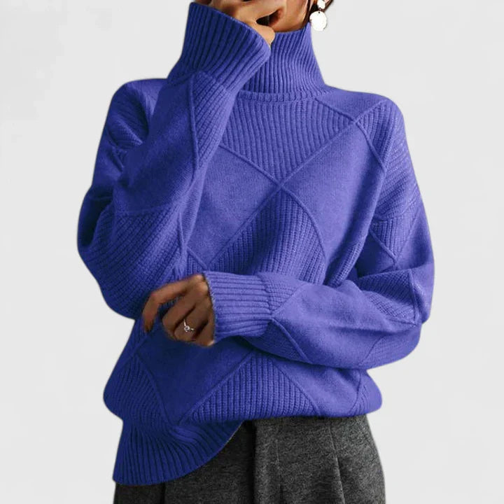 WILMA – COZY TURTLENECK KNIT SWEATER