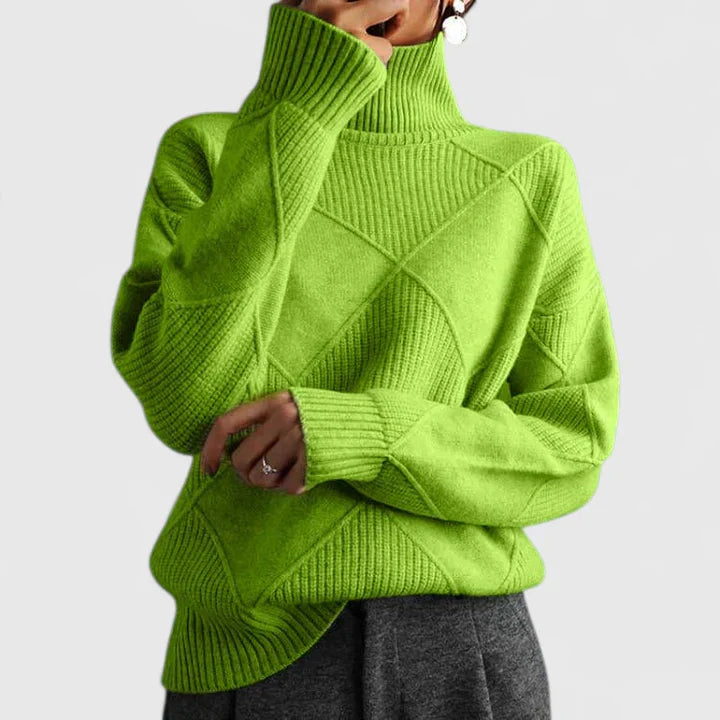 WILMA – COZY TURTLENECK KNIT SWEATER