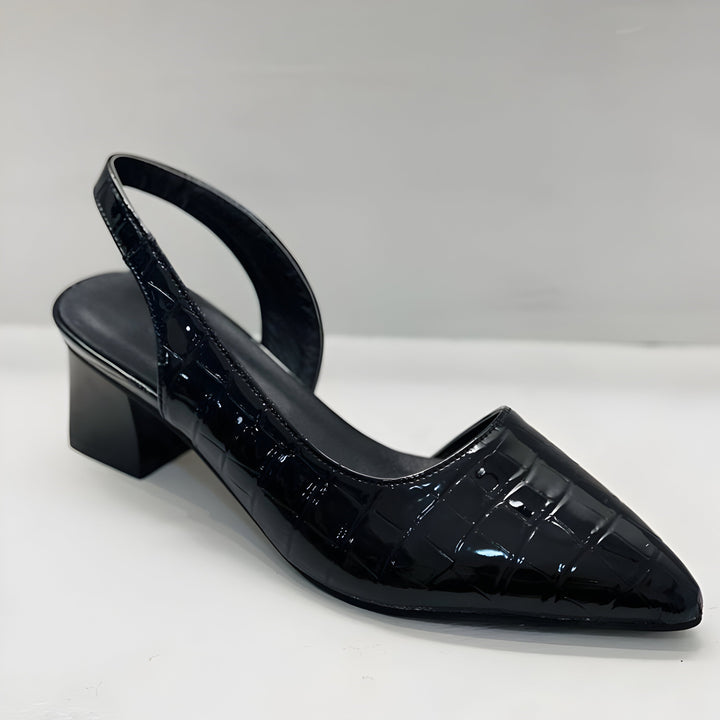MARCELLA – ELEGANT SLINGBACK BLOCK HEEL SHOES