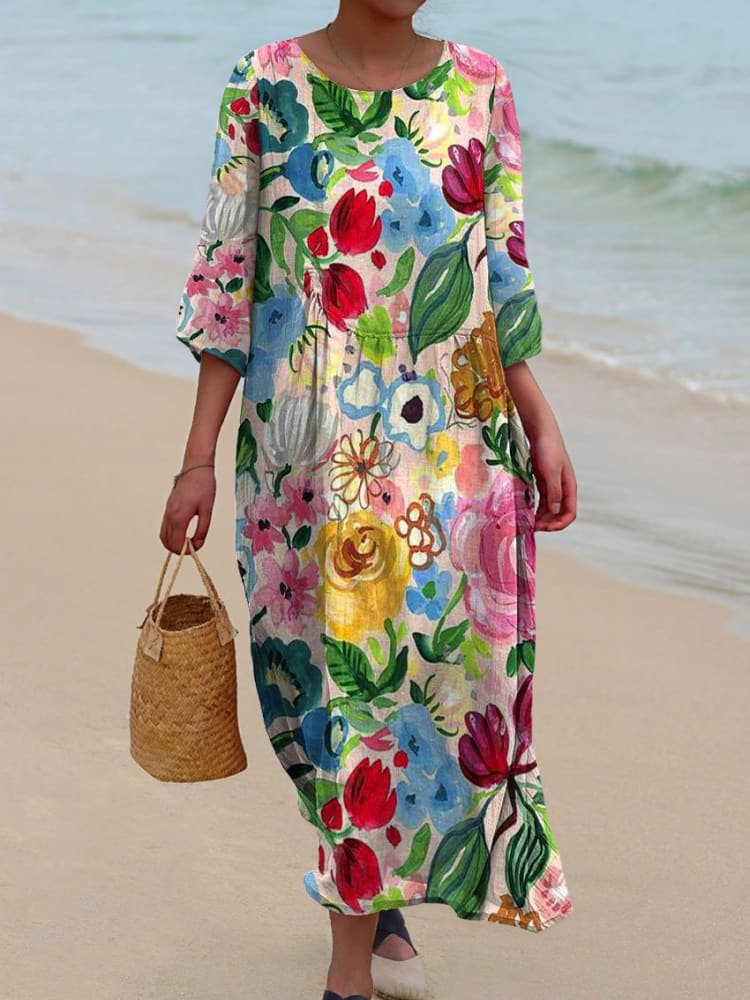 DELILAH – BREEZY BLOOM MAXI DRESS