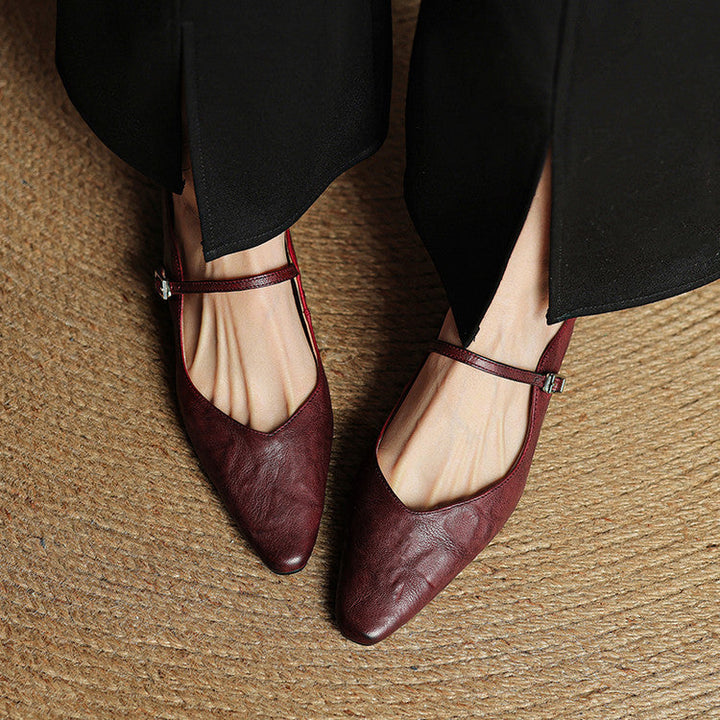 Mules + Genuine Leather