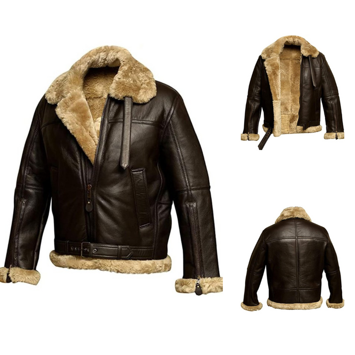 ADRIAN – SHEARLING AVIATOR JACKET