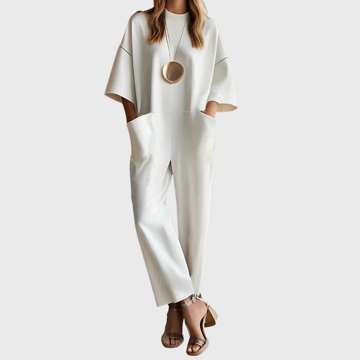 CHLOE – MINIMALIST CHIC LOUNGE JUMPSUIT