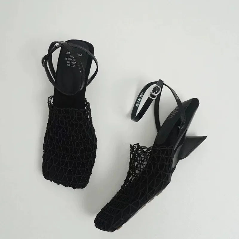 Heels, Mesh Weave