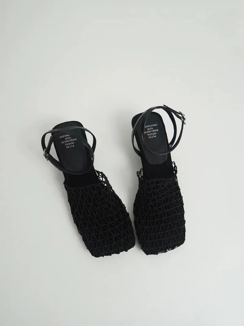 Heels, Mesh Weave