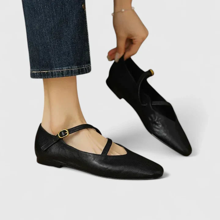 MARGARET – ELEGANT STRAP BALLET FLATS