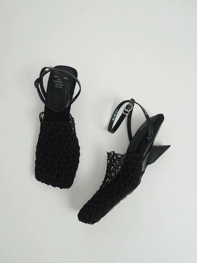 Heels, Mesh Weave