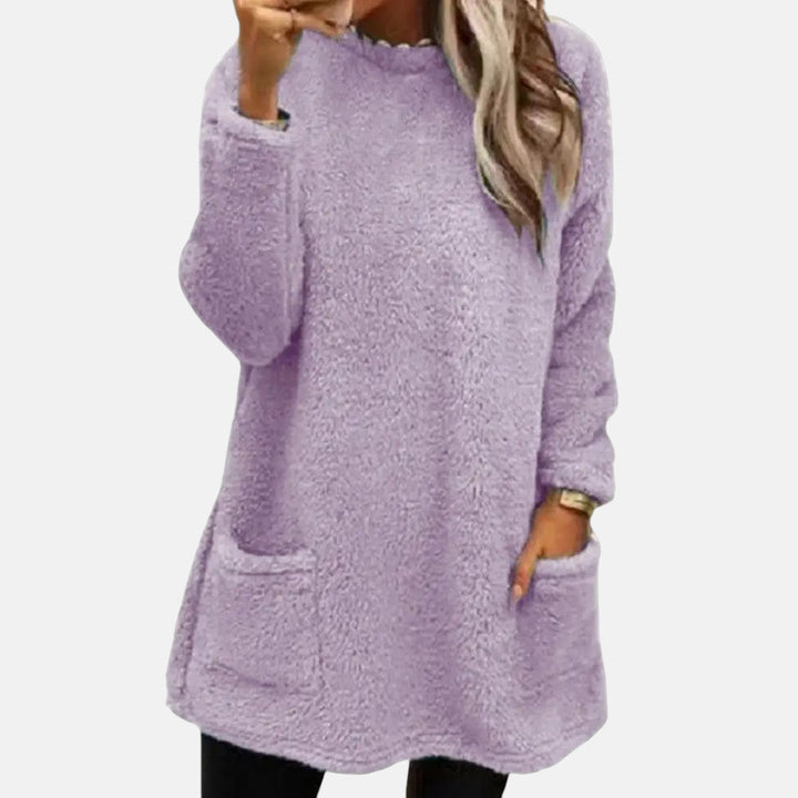 ISABEL – COZY FLEECE LONG SWEATSHIRT