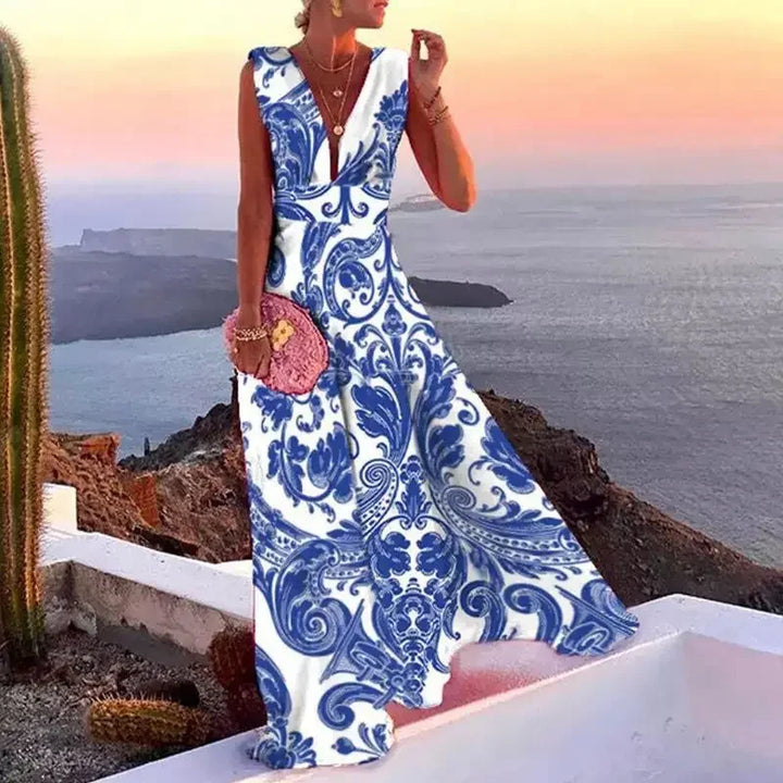 SIENNA – SUNSET BLOOM MAXI DRESS