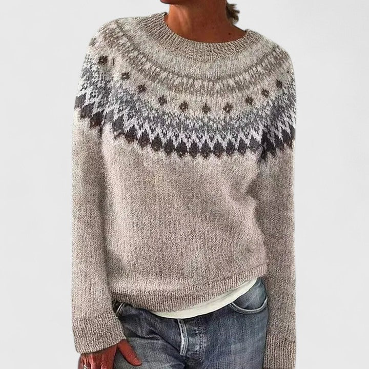 ELISE – NORDIC KNIT SWEATER
