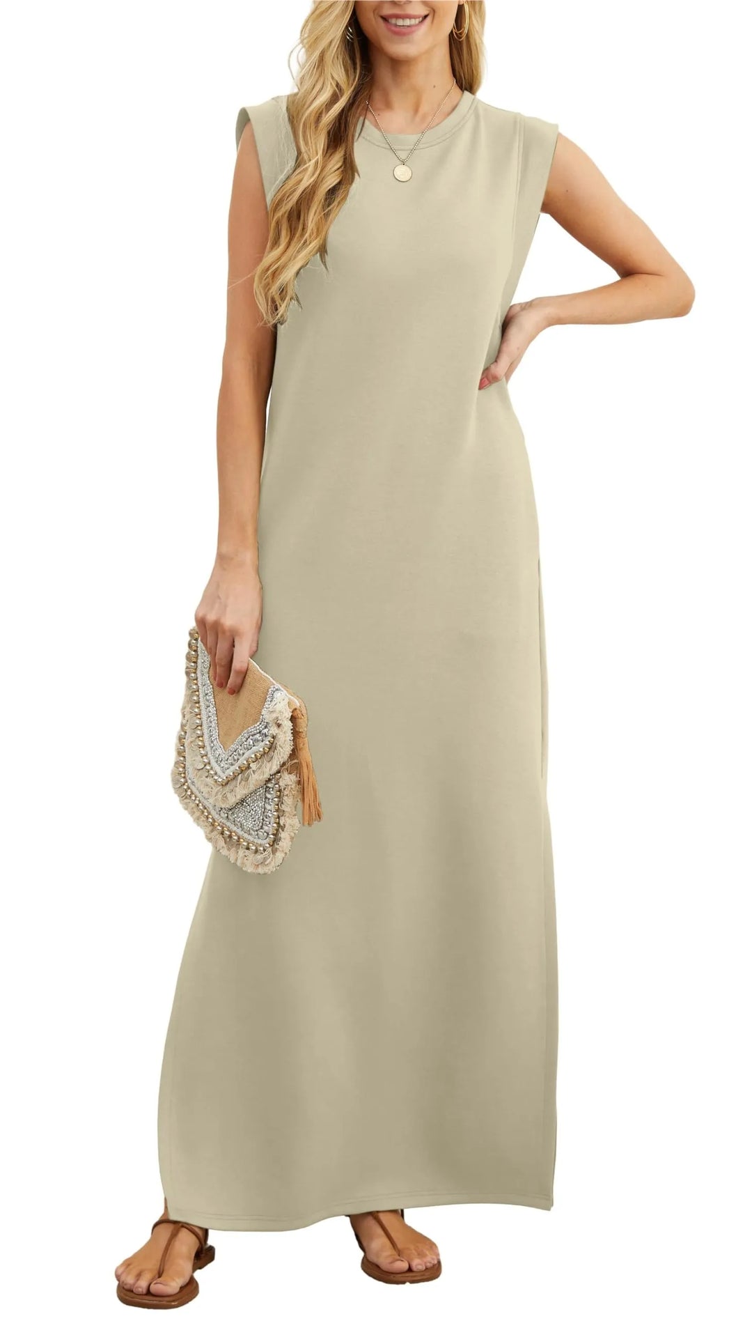 Laken - Relaxed Fit Split Maxi Dress