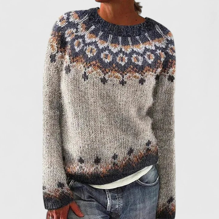 ELISE – NORDIC KNIT SWEATER