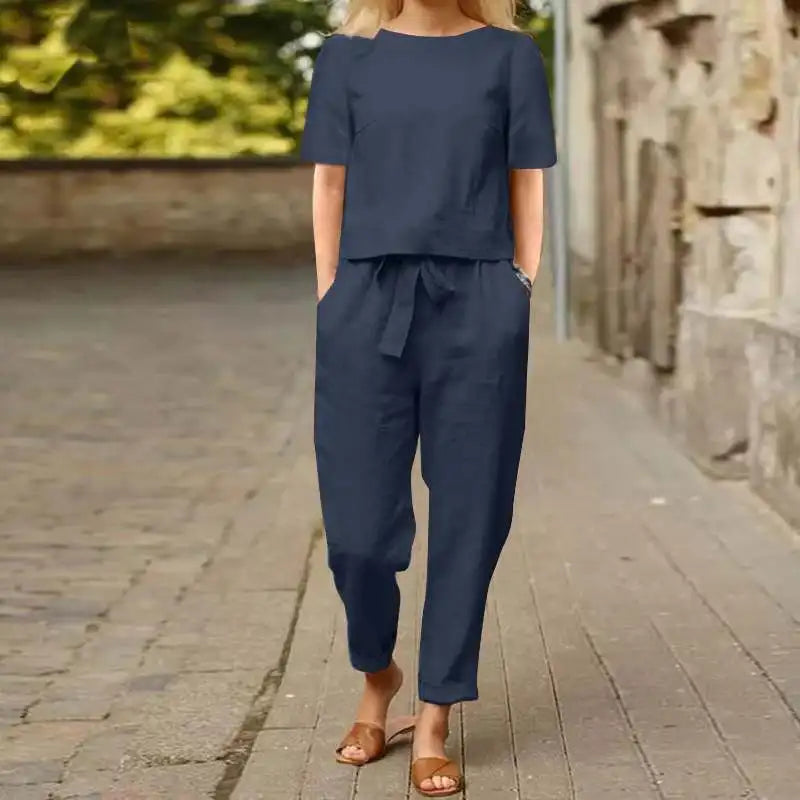 Lily | Two-Piece Linen Set