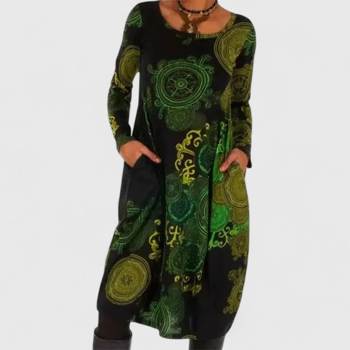 ELIZA – BOHEMIAN DREAM LONG SLEEVE DRESS