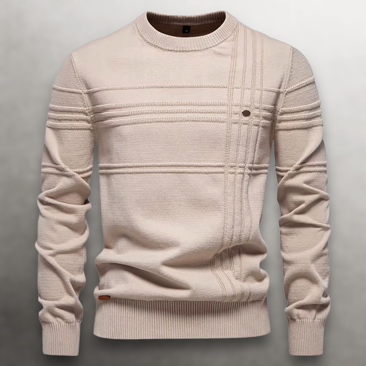 Mugur – Round Neck Pullover Knitted Sweater