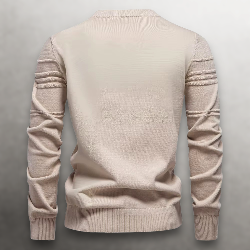 Mugur – Round Neck Pullover Knitted Sweater