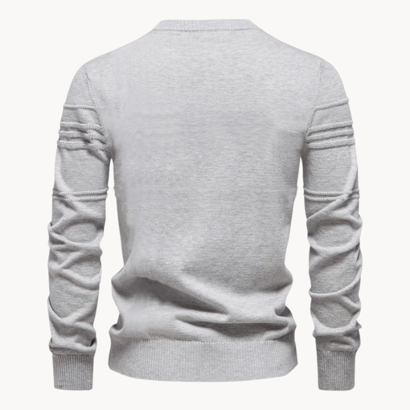 Ionel - Crosshatch Crew Neck Sweater