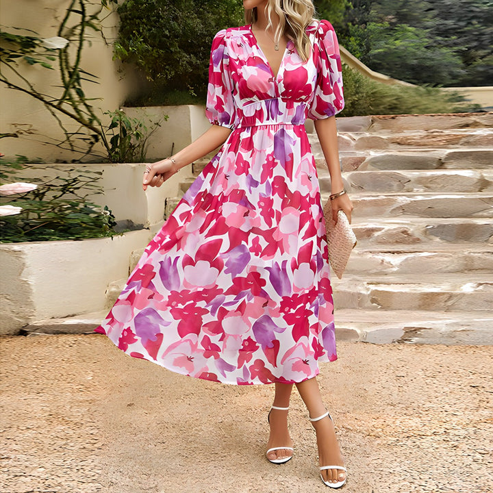 LANA – GARDEN BREEZE MIDI DRESS