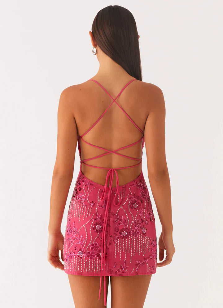 Kyline | Embroidered Mini Dress