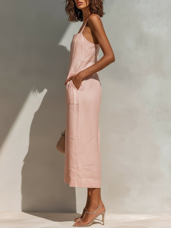 Maeve | Minimal Linen Jumpsuit