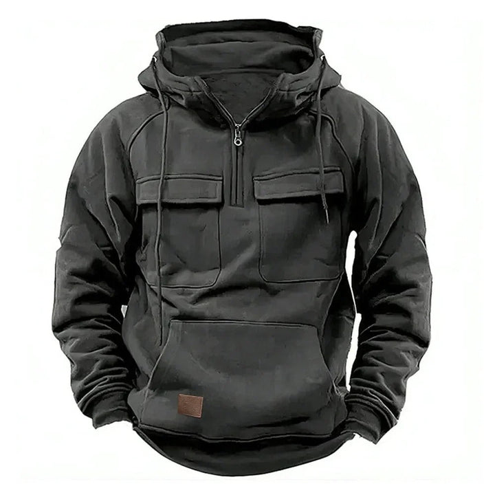 CHRIS – UTILITY HOODED PULLOVER