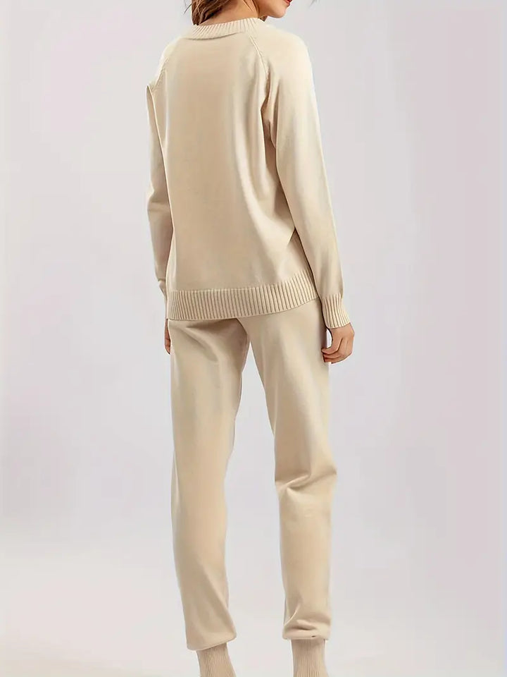 MORGAN – COZY KNIT TWO-PIECE LOUNGE SET