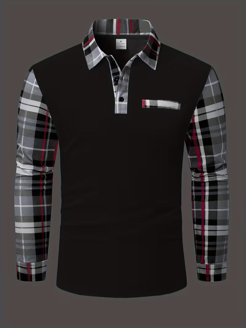Yiannis - Long Sleeve Shirt with Chest Patch
