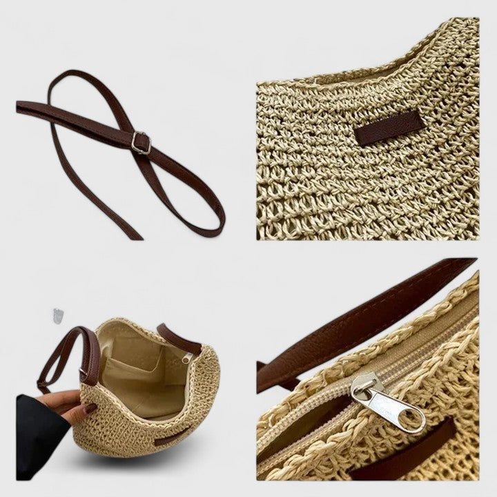 NADIA – CHIC WOVEN CROSSBODY BAG